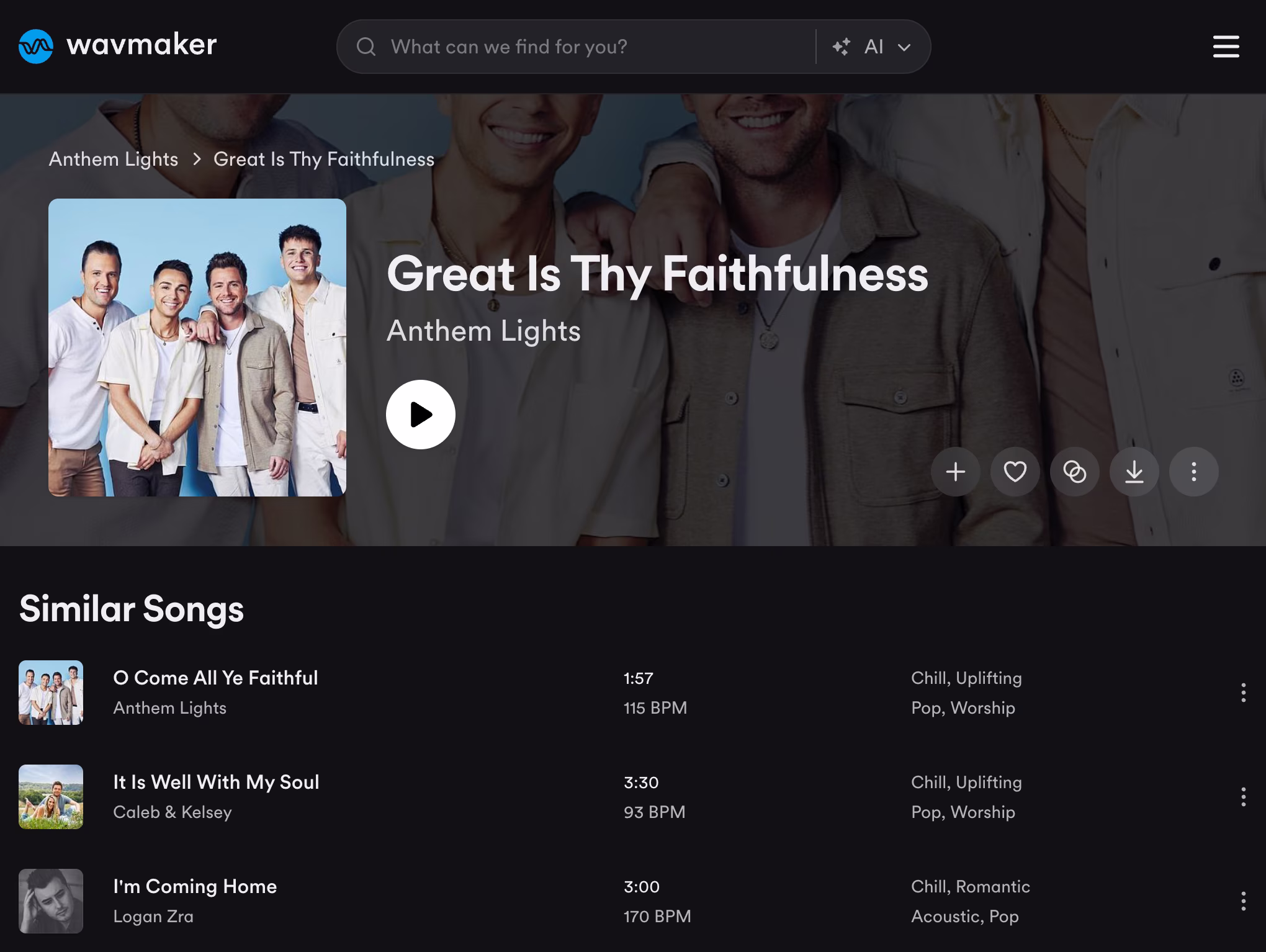 WavMaker worship music